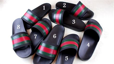 gucci sandals fake|faux gucci flip flops.